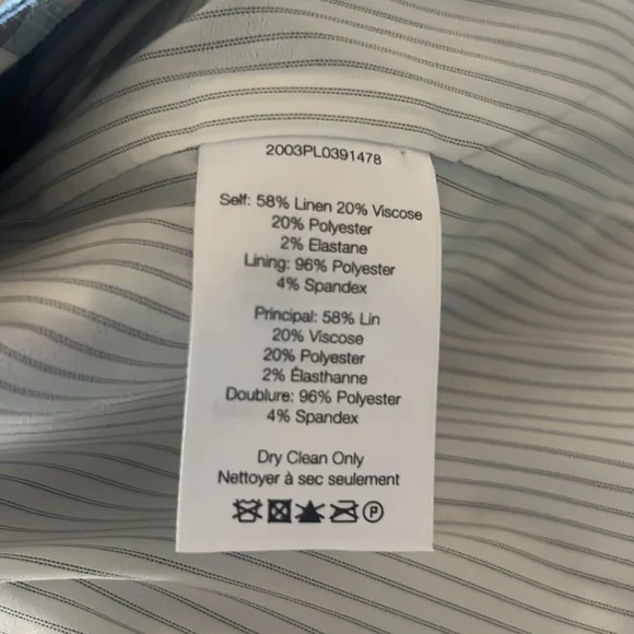 Veronica Beard Blue Plaid Schoolboy Linen Blend Dickey Jacket Blazer NWOT - Picture 6 of 6